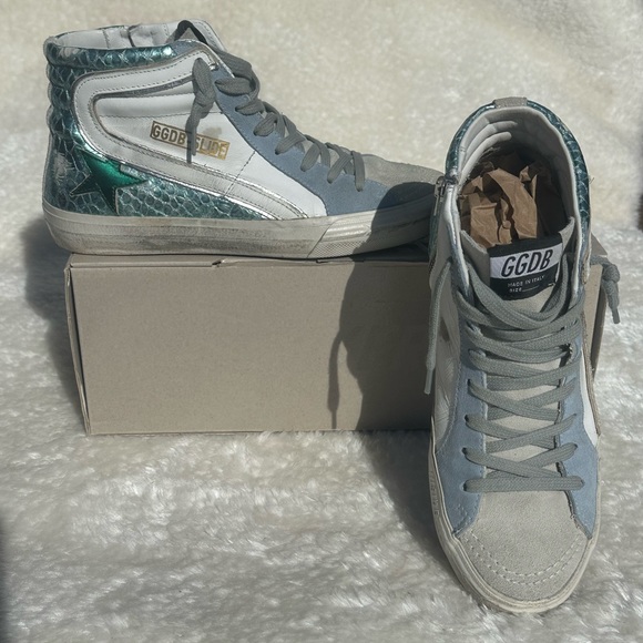 GGDB teal croc slides - Picture 7 of 16